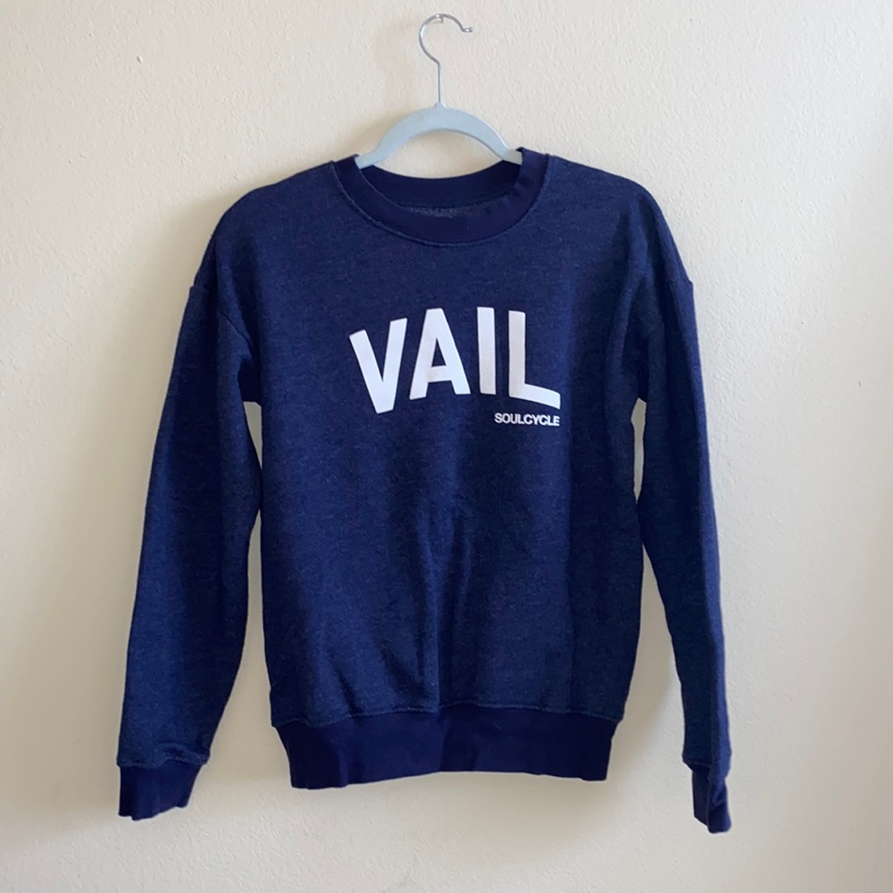 Vail SOULCYCLE Navy Sweatshirt